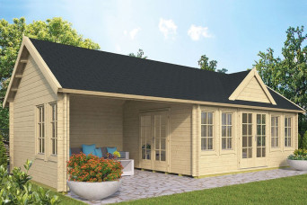  Tuindeco | Tuinhuis Big Ben met Overkapping 206360-31